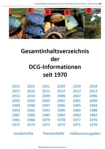 gesamtinhaltsverzeichnis der dcg informationen seit 1970 stand august 2023